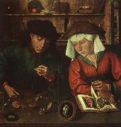 Quentin Massys The Moneylender and his Wife oil painting reproduction